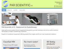 Tablet Screenshot of parscientific.com